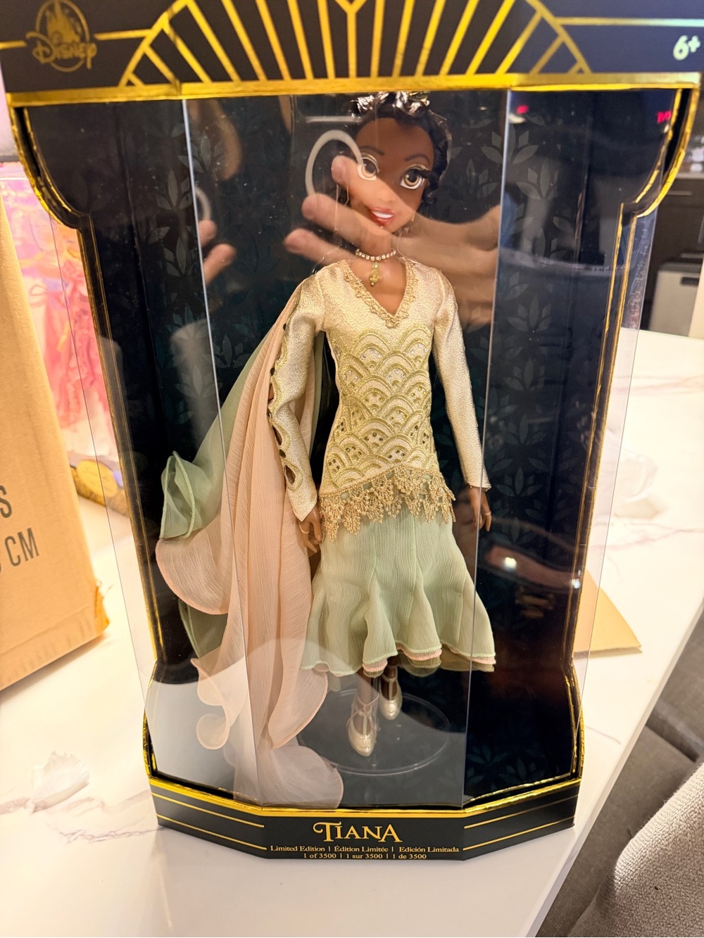 Disney Tiana Doll in Mint Green & Blush